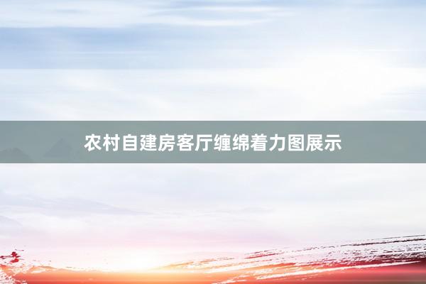 农村自建房客厅缠绵着力图展示